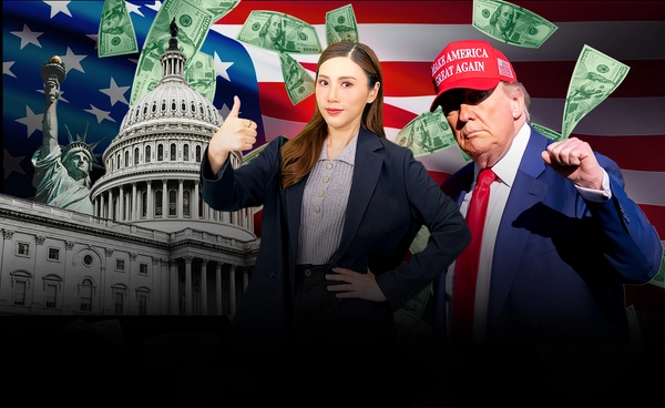 สหรัฐฯ รายได้พุ่ง รีดภาษีทะลุแสนล้าน ผลงาน "ทรัมป์"