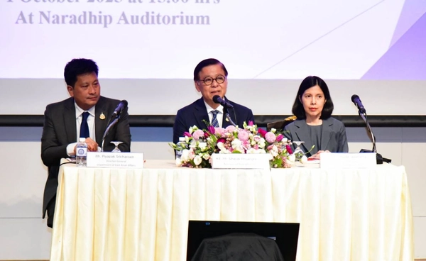 "สีหศักดิ์" แถลงต่อคณะทูตานุทูต ย้ำผลประโยชน์สูงสุดของไทย 