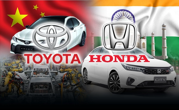 หนีจีน! "โตโยต้า-ฮอนด้า" เพิ่มลงทุนอินเดีย 10,000 ล้านดอลลาร์