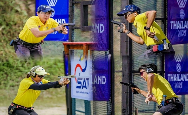 "ปืนรณยุทธฯไทย" มีลุ้นคว้า 4 เหรียญทองซีเกมส์ 