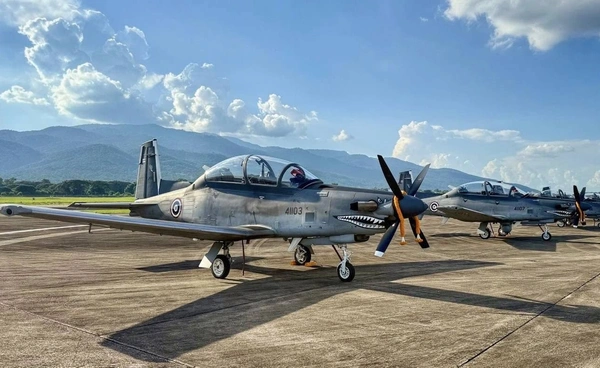 กองทัพอากาศไทยประจำการเครื่องบินโจมตีแบบที่ 8 หรือ AT-6TH ครบทั้ง 8 เครื่อง