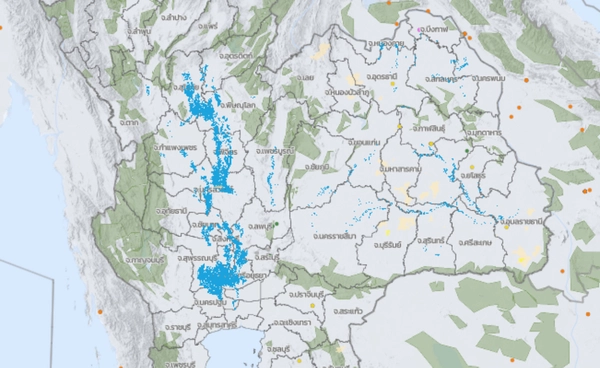เปิดพื้นที่น้ำท่วมสูงสุด 5 อันดับ อยุธยาฯ อ่วมสุด