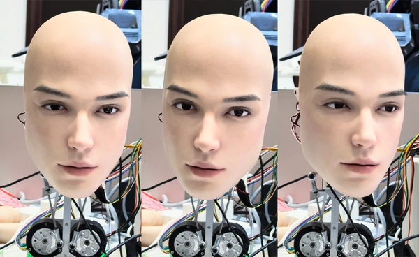 จีนพัฒนาหุ่นยนต์หน้าปลอมที่เหมือนคนจริง ขยับหน้า กะพริบตาได้ !