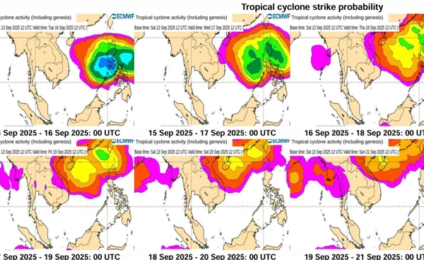 จับตาในทะเลจีนใต้ หย่อมความกดอากาศต่ำก่อตัว คาดเคลื่อนเข้าอีสานกลางสัปดาห์