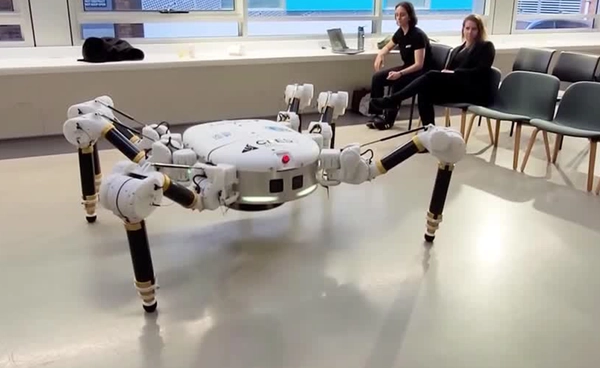 เผยโฉมจริง “หุ่นยนต์ก่อสร้าง” รูปร่างคล้ายแมงมุม สร้างบ้านไว ไร้คาร์บอน 