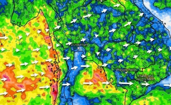 12-17 ส.ค. ทั่วไทยฝนเพิ่ม  ตะวันออก-ใต้ ฝนหนักมาก