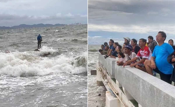 ไวรัลลุงตกปลา ป่วนทั้งหาดบางแสน นึกว่าติดโขดหินที่แท้ห่วงเบ็ด 