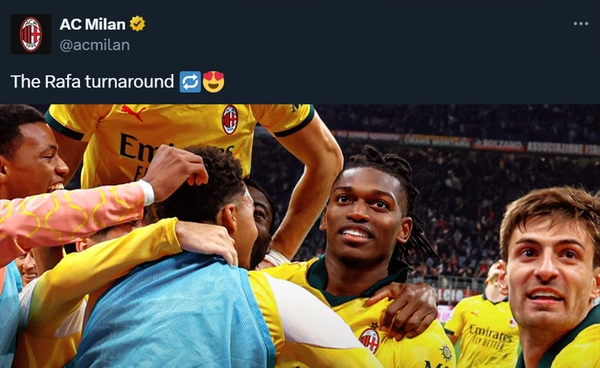 เลเอาพามิลานขึ้นจ่าฝูง หลังซัดเบิ้ลพาทีมแซงชนะฟิออเรนติน่า 2-1