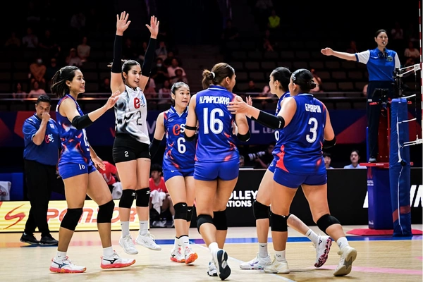 โปรแกรมวอลเลย์บอลหญิง เนชั่นส์ ลีก 2025 วันที่ 8 มิถุนายน ทีมชาติไทย พบกับ ทีมชาติฝรั่งเศส