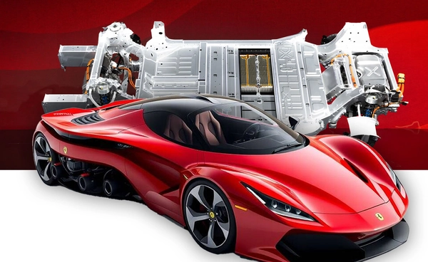 "Ferrari" เปิดโฉมรถไฟฟ้ารุ่นแรก “Elettrica” 