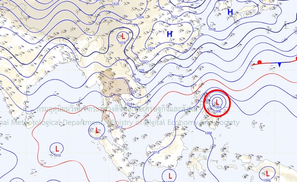 พายุลูกใหม่ก่อตัว ใกล้ฟิลิปปินส์ คาดสลายตัวเร็วเมื่อเจอลมหนาว