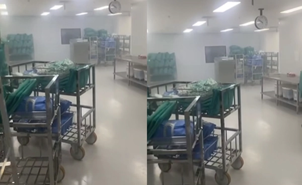 พบกลุ่มควันชั้น 9 อาคาร รพ.พระมงกุฏเกล้า เจ้าหน้าที่เร่งตรวจสอบ