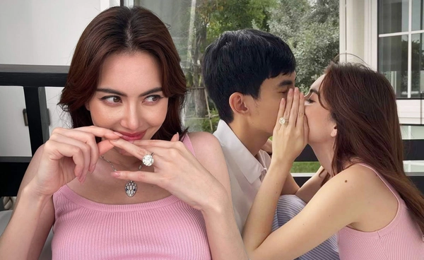 หมั้นแล้วจ้า! ใหม่ ดาวิกา อวดแหวนที่นิ้วนาง เตรียมตัวเป็นเจ้าสาว เต๋อ ฉันทวิชช์