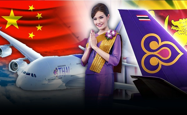 "การบินไทย" เปิดเส้นทางสุดฮอต โคลัมโบ- เซี่ยงไฮ้