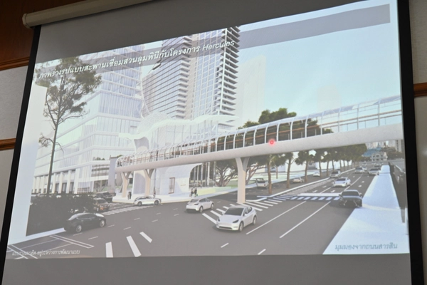 กทม. รับฟังแนวคิด สร้างสะพานเชื่อมสวนลุมฯ หนุนเมืองเดินได้