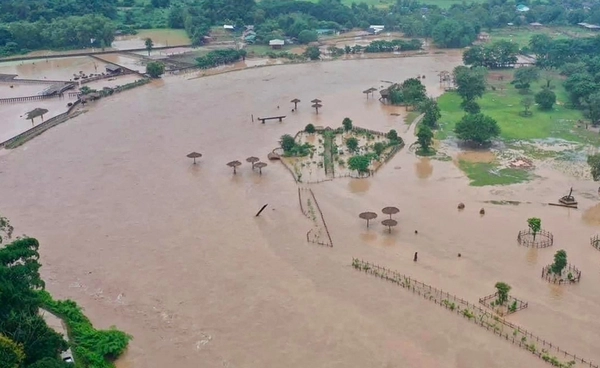 เตือนระวัง "น้ำท่วม" อ.เชียงม่วน อ.ปง จ.พะเยา ให้ยกของขึ้นที่สูง