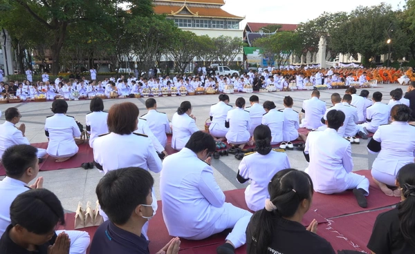 จ.เชียงใหม่จัดพิธีสัตตมวาร ถวายเป็นพระราชกุศล