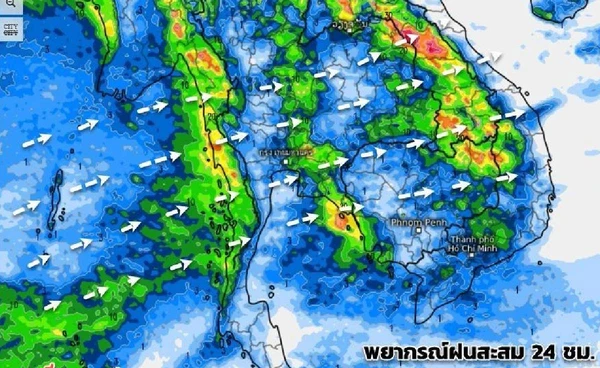 ต้นส.ค.ทั่วไทยฝนลดลง ยกเว้นอีสาน-ตะวันออก