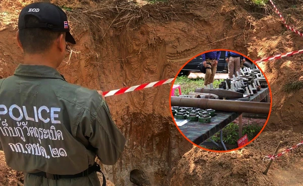 TMAC เก็บกู้ทุ่นระเบิดชายแดนไทย–กัมพูชา 1 เดือน พบ 349 ทุ่น