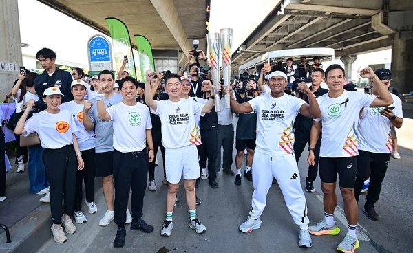 ซีพี ร่วมอัญเชิญไฟพระฤกษ์ซีเกมส์ - อาเซียนพาราเกมส์ 2025