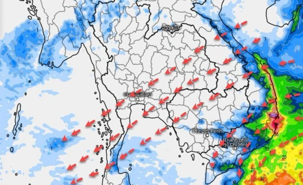 ภาคใต้ระวังฝนตกหนัก  มรสุมแรงช่วง 11-16 ธ.ค.นี้