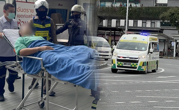 ถึงโรงพยาบาลพระมงกุฎฯ แล้ว ทหารบาดเจ็บชายแดน 5 นายรับการรักษาต่อ