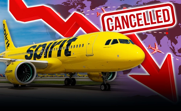 หืดจับ! "Spirit Airlines" ระงับ 40 เส้นทางบิน วิกฤตสะสม