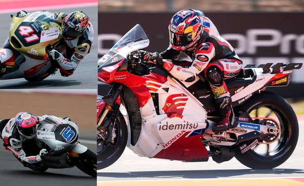 เชียร์ 3 นักบิดไทย โมโตจีพี ที่อิตาลี