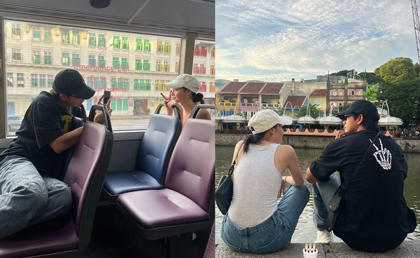 "คู่จิ้น" หรือ "คู่จริง" เมื่อ "มุกดา นรินทร์รักษ์" อวยพรวันเกิด "เข้ม หัสวีร์"