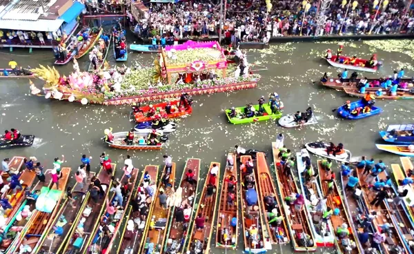 จัดใหญ่"ประเพณีรับบัว"วัดบางพลีใหญ่ใน หนึ่งเดียวในโลก  | เรื่องดีดีทั่วไทย | 7-10-68