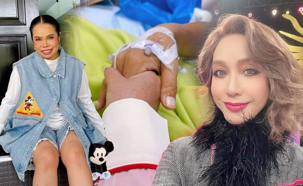 ตุ๊กกี้ รุดเยี่ยมให้กำลังใจ มัม ลาโคนิคส์ อัปเดตอาการจากขอบเตียง