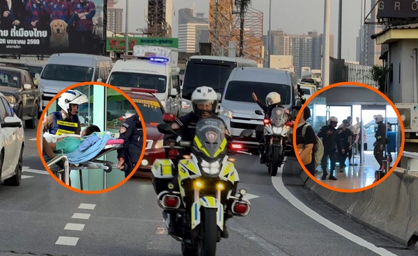 ชื่นชมหัวใจตำรวจช่าง บาดเจ็บไม่หยุดภารกิจ เร่งช่วยชีวิตทหาร–ส่งหัวใจทันเวลา