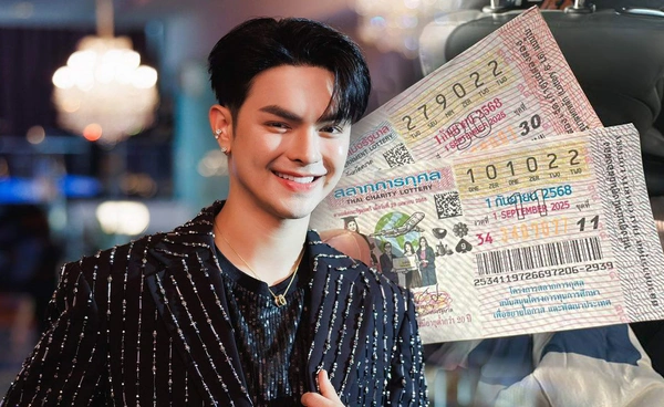 ตรวจหวยงวดนี้ ศรราม น้ำเพชร ถูกหวย 107 ใบ! จาก เลขเด็ด คณะตัวเอง