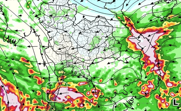 คาดการณ์อากาศ ไทยตอนบนอากาศเย็น ภาคใต้ฝนตกหนัก