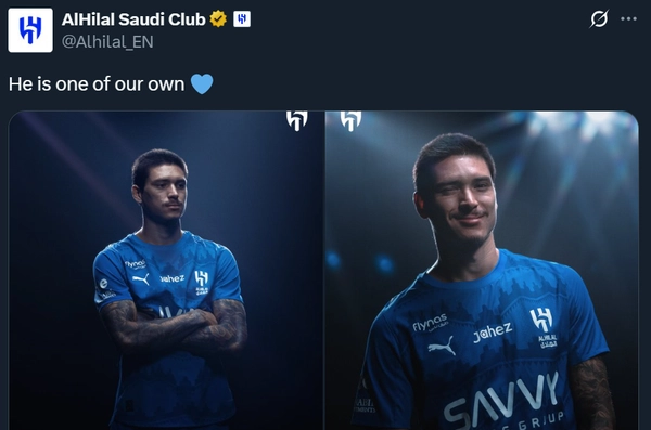 'นูนเญซ' เซ็น 3 ปีย้ายซบ 'อัล ฮิลาล' อย่างเป็นทางการ