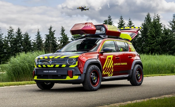 “Renault” เปิดตัว “รถกู้ภัยแห่งอนาคต” ผสานโดรน AI นวัตกรรมเพื่อหน่วยฉุกเฉิน