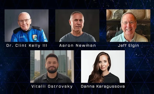 Blue Origin เผยโฉมนักท่องเที่ยวอวกาศที่จะปล่อยตัวไปกับจรวด New Shepard ลำต่อไป