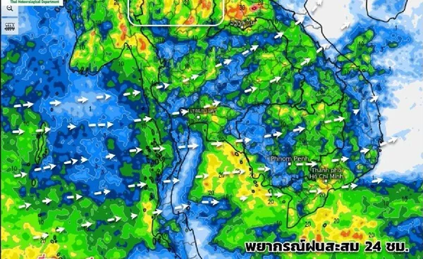 เตือนฝนตกหนักทั่วไทย 19-21 ก.ค.นี้ 