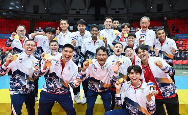 ผลวอลเลย์บอลชายซีเกมส์ฯ ไทย เบียดชนะ อินโดนีเซีย ผงาดคว้าแชมป์! 