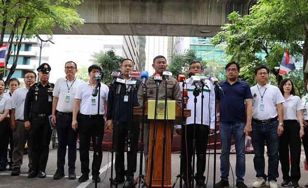 จนท.คุมเข้มรอบอนุสาวรีย์ชัยฯ แนะ ปชช.เลี่ยงเส้นทาง 