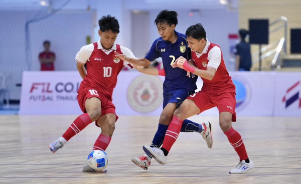 ผลฟุตซอลU16ชิงแชมป์อาเซียน ไทย เสมอ อินโดนีเซีย 3-3 รอรีแมตช์นัดชิงฯ