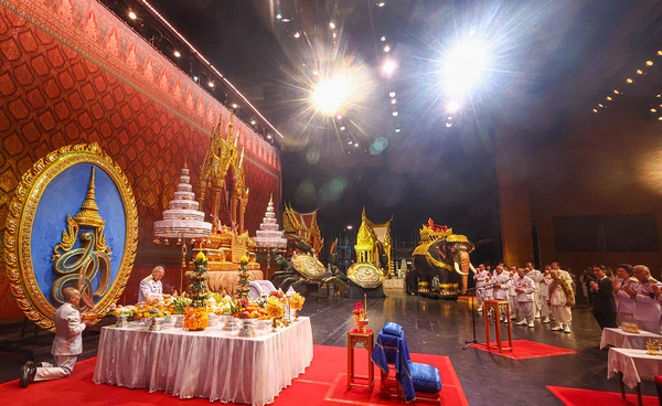 บวงสรวงการแสดงโขนมูลนิธิส่งเสริมศิลปาชีพฯ ประจำปี 2568 ตอน “สัตยาพาลี” สืบสานพระราชปณิธาน สมเด็จพระพันปีหลวง อนุรักษ์โขน สืบต่อไป