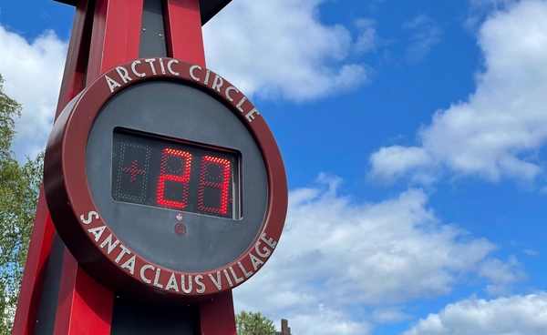 อาร์กติกร้อนระอุ!  หมู่บ้านซานตาคลอส  อุณหภูมิสูงผิดปกติ