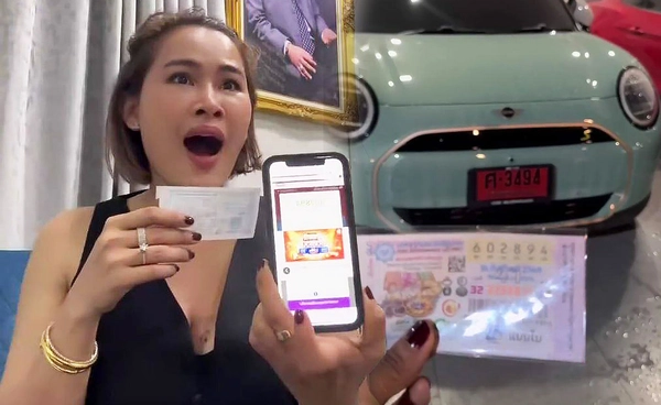 ตรวจหวย แล้วมีกรี๊ด! หนูเล็ก ก่อนบ่าย ถูกรางวัลจาก เลขเด็ด รถป้ายแดง