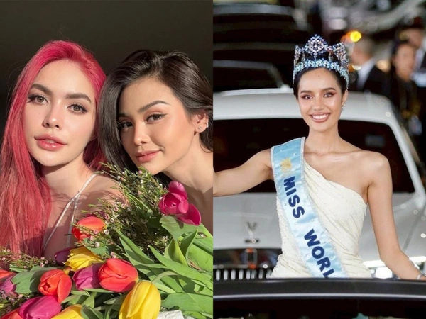 จากใจเพื่อนนางงาม  "อิงฟ้า-ชาล็อต" ยินดี "โอปอล" คว้ามงฟ้าคนแรกของไทย ชมทั้งสวยและเก่ง 