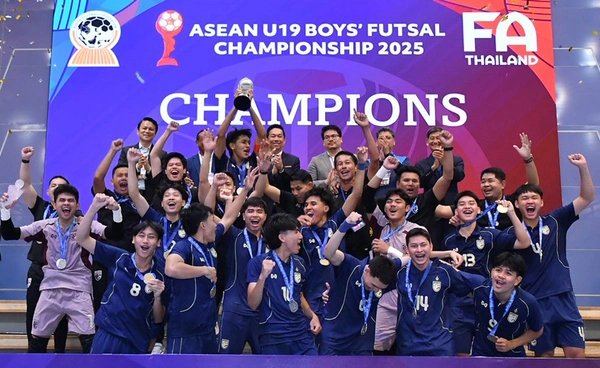 ผลฟุตซอลทีมชาติไทยU19 กด อินโดฯ 3-1 คว้าแชมป์อาเซียน