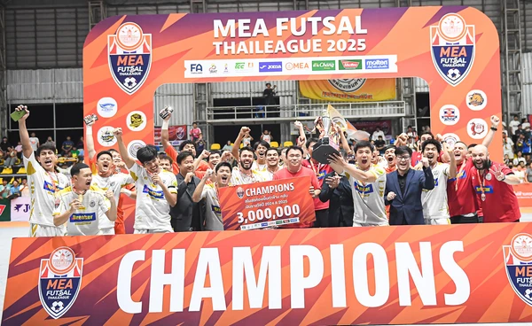 ท่าเรือ อกหักนัดสุดท้าย! ท่าข้าม คว้าแชมป์ฟุตซอลไทยลีก 3 สมัยติด!