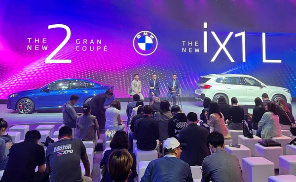BMW iX1 L SUV ไฟฟ้า 100% เปิดราคาไทย 2.499 ลบ. พร้อม New 2 Gran Coupé โฉมใหม่ 2.199 ลบ.