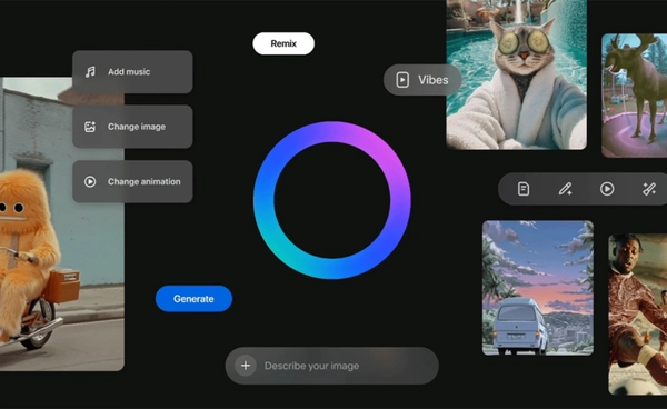 Meta เปิดตัว “Vibes” ฟีดวิดีโอสั้นจาก AI ในยุโรปบนแอปพลิเคชัน Meta AI