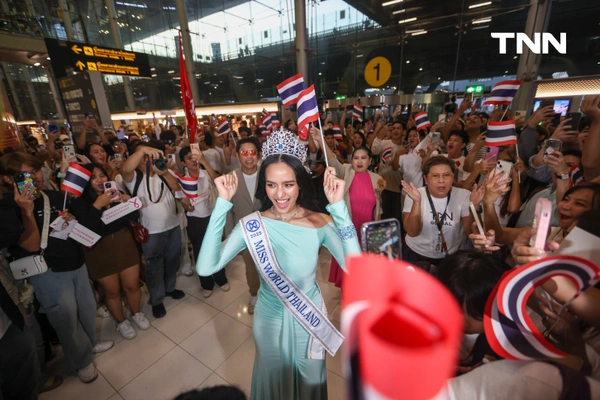 รูป-ประมวลภาพ แฟนนางงามร่วมส่ง “โอปอล-สุชาตา” ชิงมงฟ้าที่อินเดีย -7